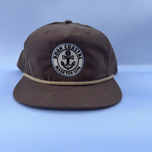 Classic Brown Anchor Hat