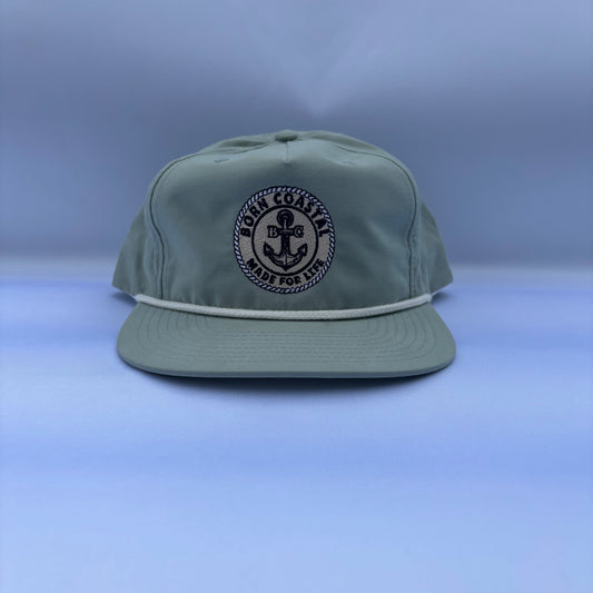 Classic Dusty Blue Anchor Hat